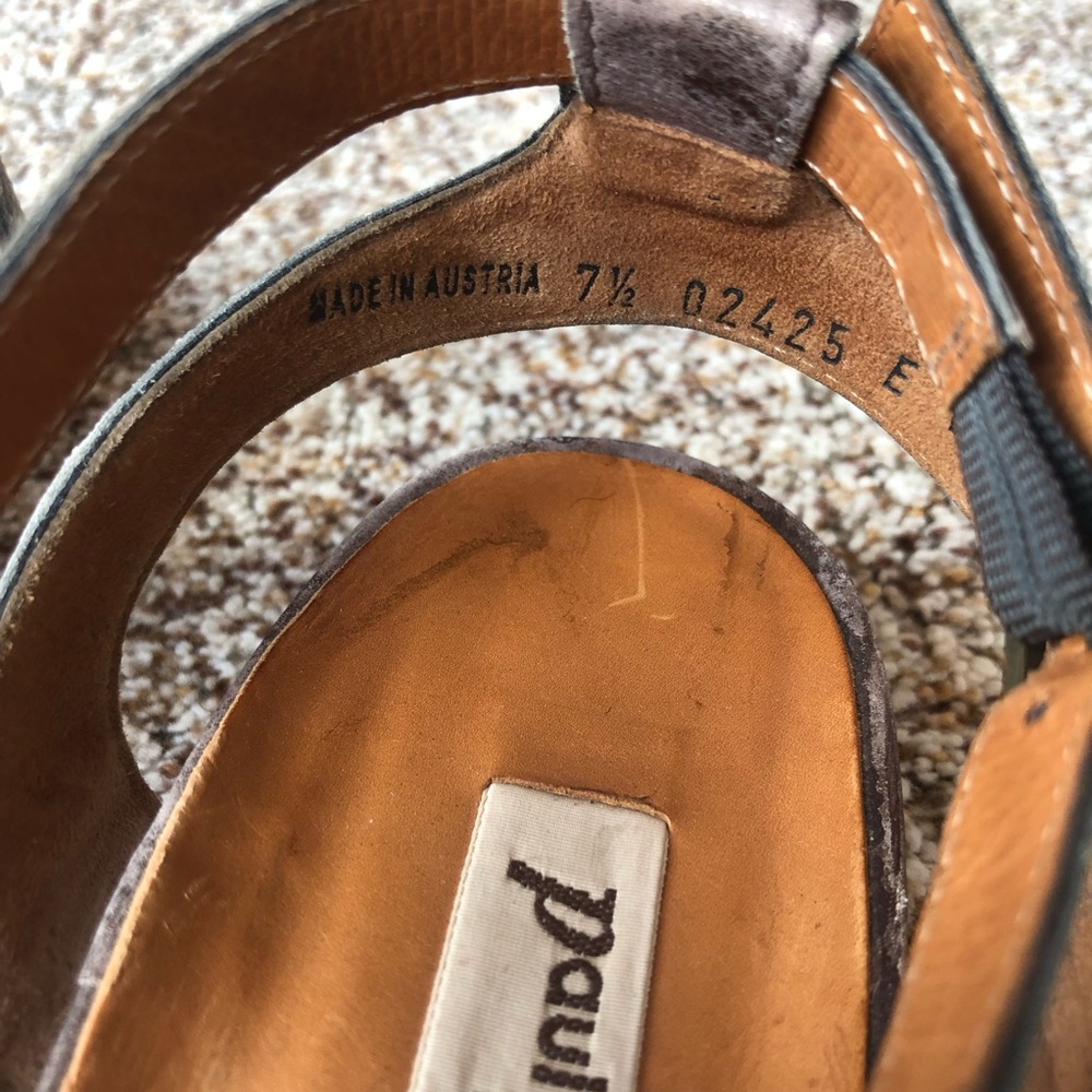 Paul Green Metallic Bronze Strappy Coastal Resort Comfort Sandals Women Size 7.5 - Picture 9 of 10